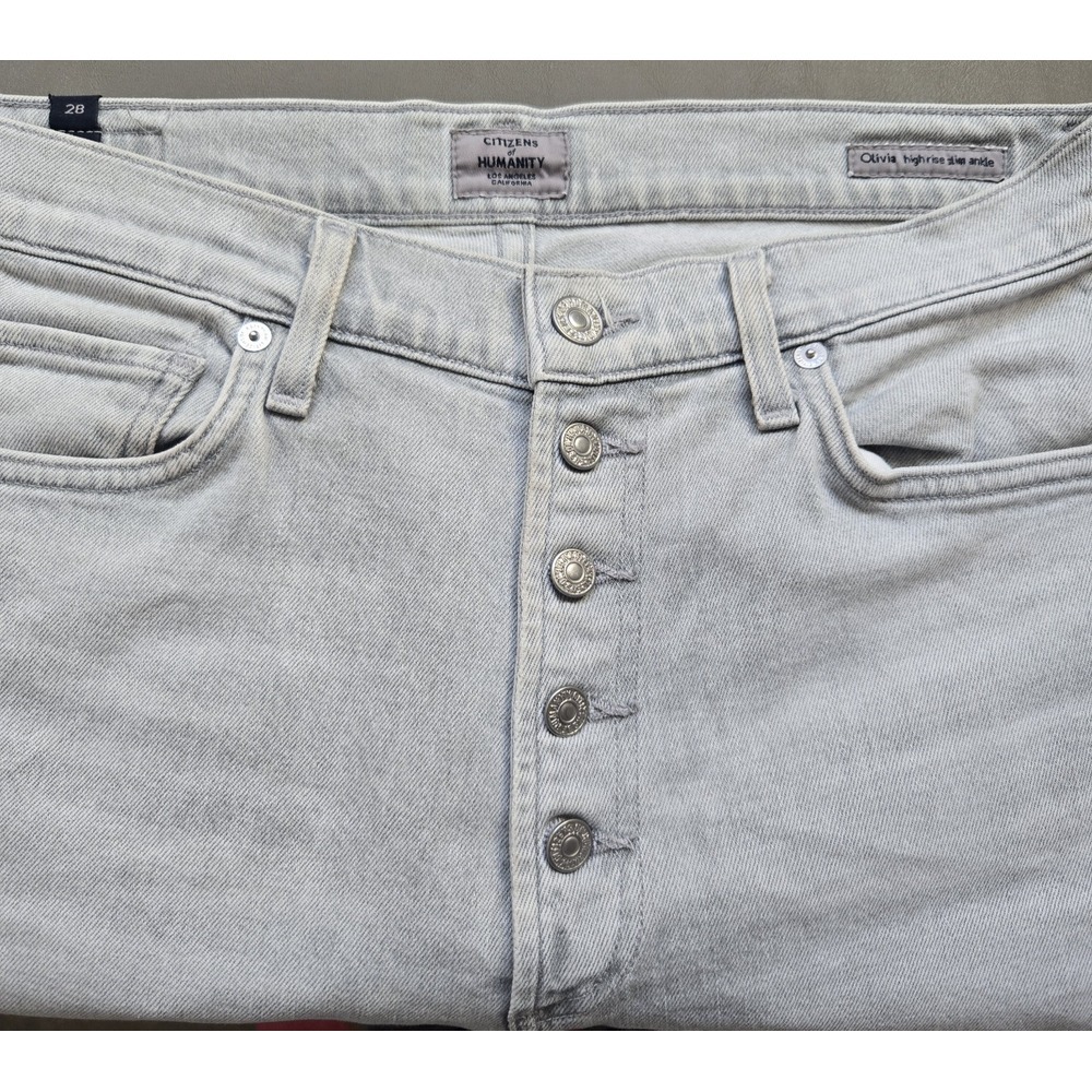 Citizens of‎ Humanity Jeans Women 28 Olivia Slim ankle High Rise Stretch USA
